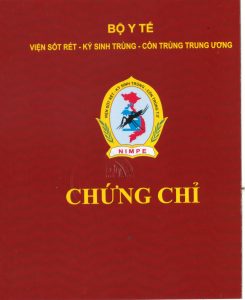 Chứng chỉ bồi dưỡng nghiệp vụ và kỹ năng phòng chống côn trùng của PVSC