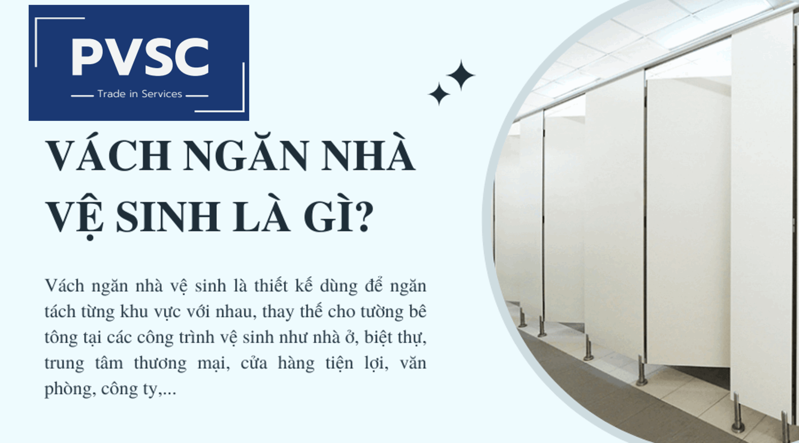 Tổng hợp các loại vách ngăn nhà vệ sinh giá tốt, phổ biến