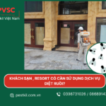 Khách sạn resort có cần sử dụng dịch vụ diệt ruồi chuyên nghiệp?