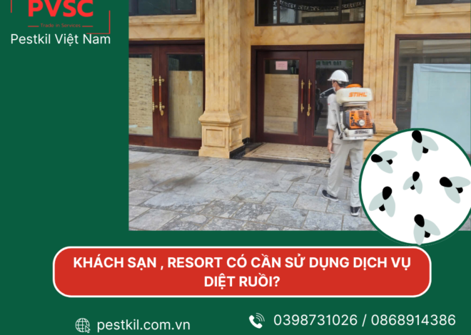 Khách sạn resort có cần sử dụng dịch vụ diệt ruồi chuyên nghiệp?