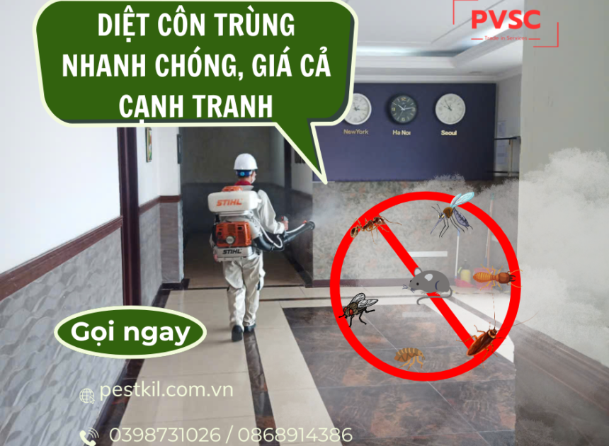 Giải pháp diệt côn trùng toàn diện cho nhà máy sản xuất