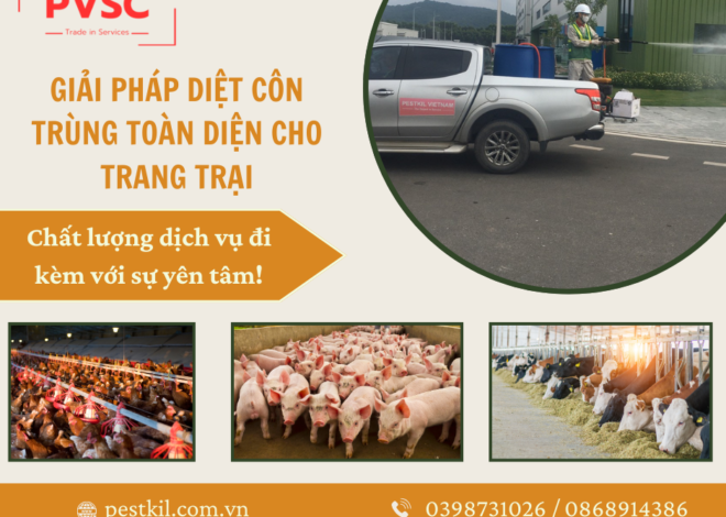 Dịch vụ diệt côn trùng cho trang trại: Giải pháp Hiệu quả từ PVSC