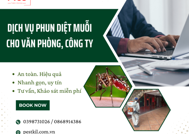 Dịch vụ diệt muỗi cho công ty, văn phòng