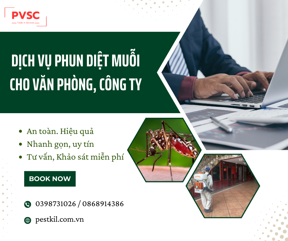 Dịch vụ diệt muỗi cho công ty, văn phòng