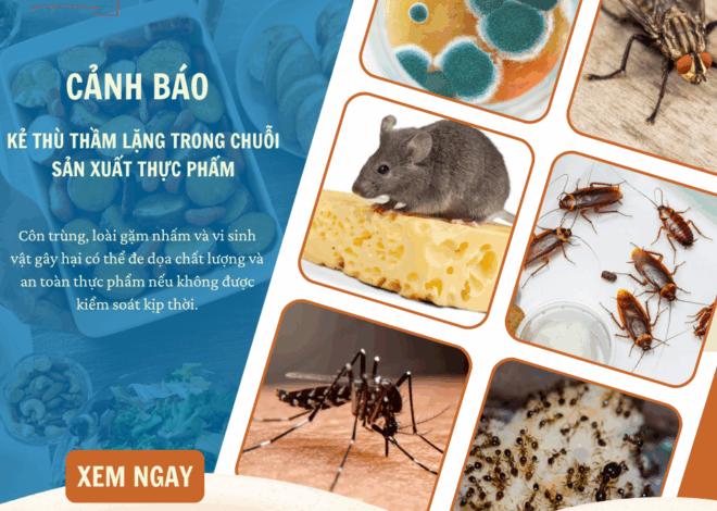 Các loại dịch hại ảnh hưởng đến an toàn thực phẩm
