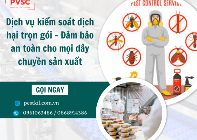 Kế hoạch kiểm soát dịch hại hiệu quả cho doanh nghiệp
