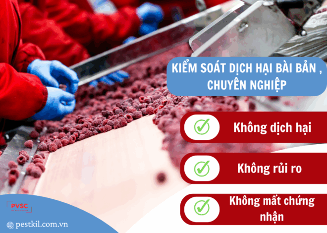 Các vấn đề do dịch hại gây ra trong ngành thực phẩm