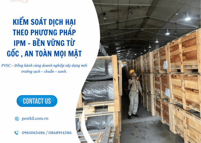 Kiểm soát dịch hại theo phương pháp IPM