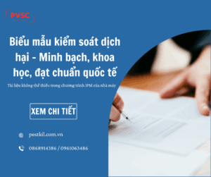 Biểu mẫu dịch vụ kiểm soát dịch hại