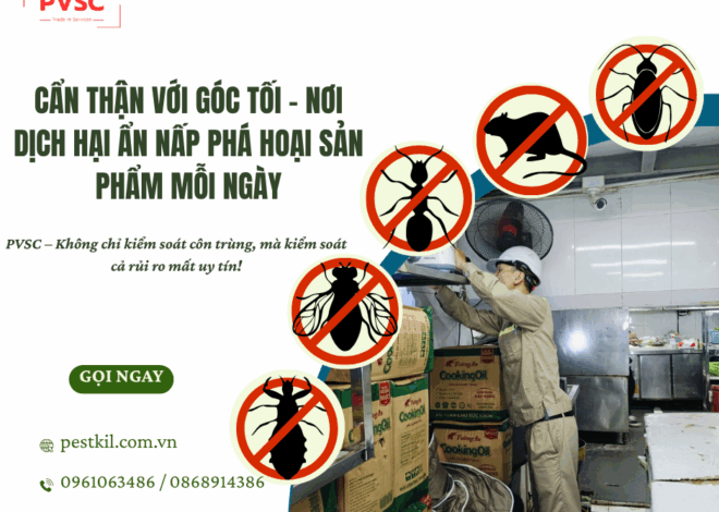 Thiệt hại do dịch hại trong ngành thực phẩm
