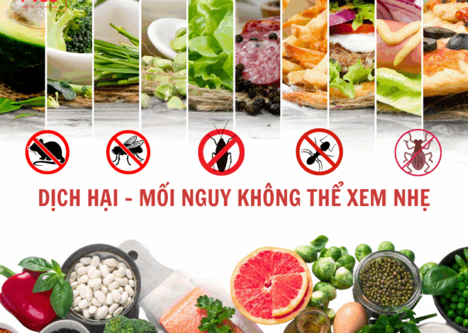 Ví dụ về dịch hại trong ngành thực phẩm