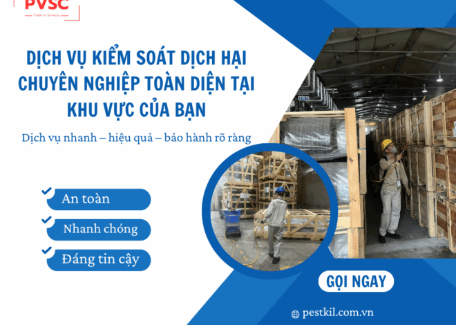 Các công ty kiểm soát dịch hại tại địa phương