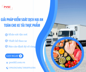 Kiểm soát dịch hại trong xe tải thực phẩm