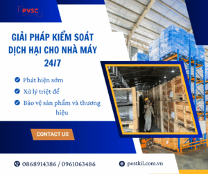 Kiểm soát dịch hại trong các nhà máy chế biến thực phẩm