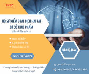Hồ sơ kiểm soát dịch hại tại cơ sở thực phẩm