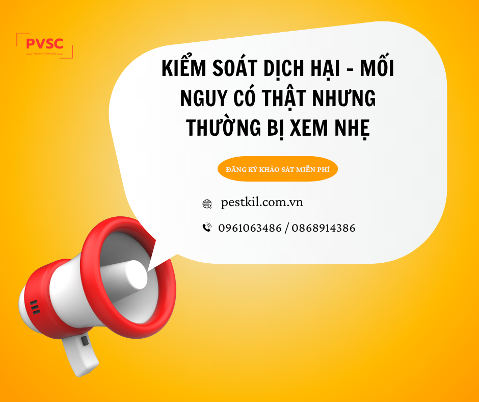Mối nguy kiểm soát dịch hại trong ngành thực phẩm