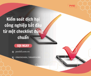 Danh sách kiểm tra kiểm soát dịch hại công nghiệp