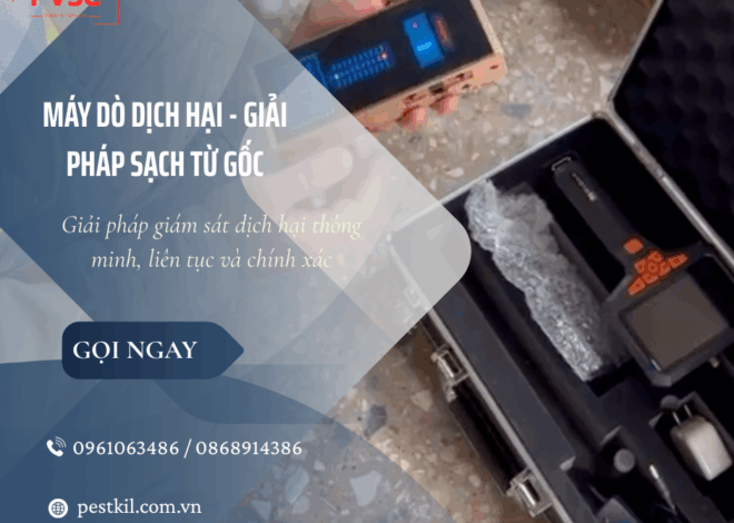 Máy dò dịch hại trong ngành thực phẩm