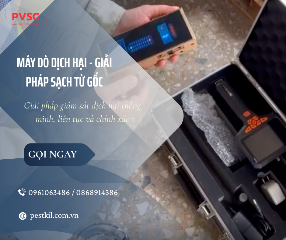 Máy dò dịch hại trong ngành thực phẩm