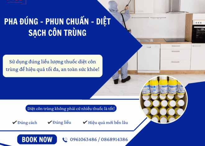Sử dụng đúng liều lượng thuốc diệt côn trùng – Hiệu quả tăng hay lãng phí?