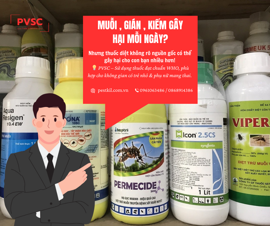 Làm sao để diệt côn trùng hiệu quả mà vẫn đảm bảo sức khỏe trẻ nhỏ?