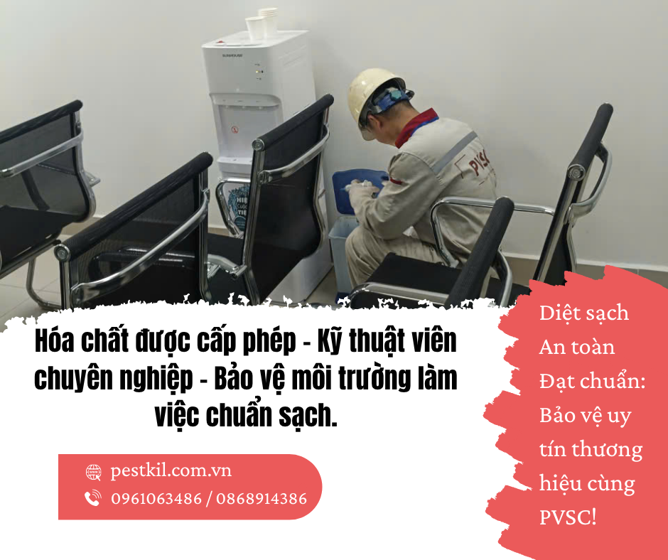 Diệt côn trùng uy tín, có hóa chất được kiểm định an tâm cho nhà xưởng