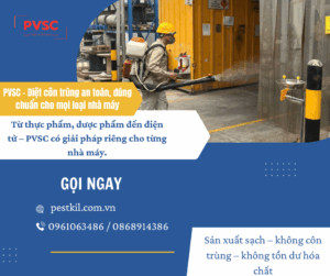 Sử dụng thuốc diệt côn trùng trong nhà máy: Đúng cách, đúng chuẩn, an toàn