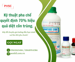 Sai Lầm Khi Pha Thuốc Diệt Côn Trùng – Và Cách Khắc Phục
