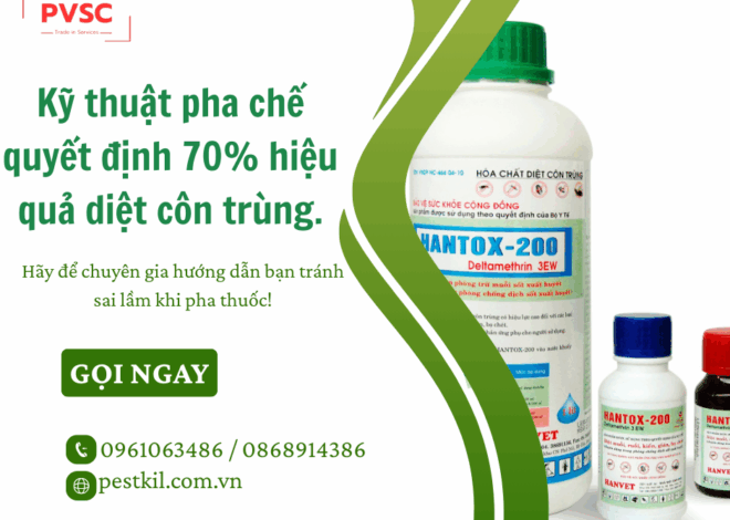 Sai Lầm Khi Pha Thuốc Diệt Côn Trùng – Và Cách Khắc Phục