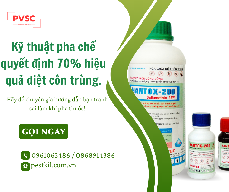 Sai Lầm Khi Pha Thuốc Diệt Côn Trùng – Và Cách Khắc Phục