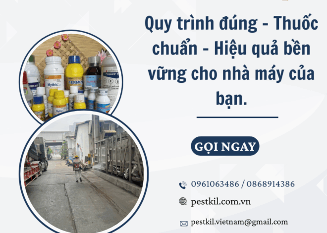 Quy Trình Sử Dụng Thuốc Diệt Côn Trùng Trong Nhà Máy Đúng Chuẩn An Toàn Lao Động