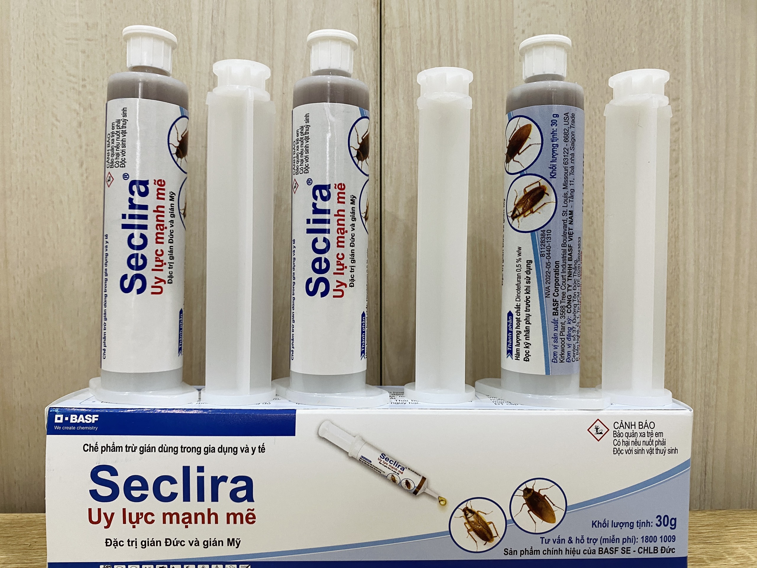 Gel diệt gián Seclira