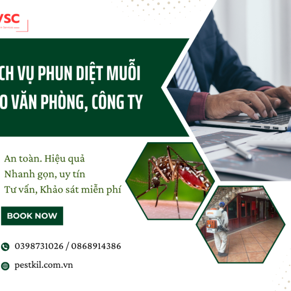DỊCH VỤ PHUN DIỆT MUỖI CHO VĂN PHÒNG, CÔNG TY