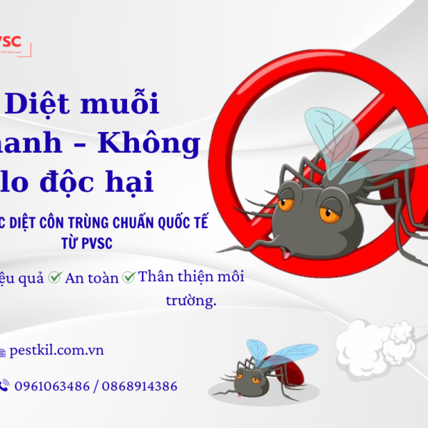 Diệt muỗi nhanh – Không lo độc hại